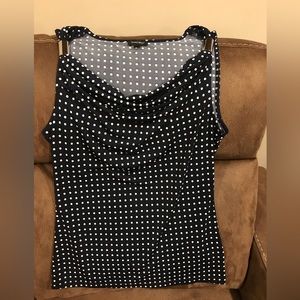 Nine West tank top with silver accents at top